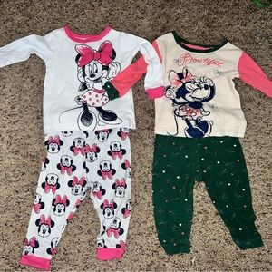 Minnie Mouse Girls Pajamas Set